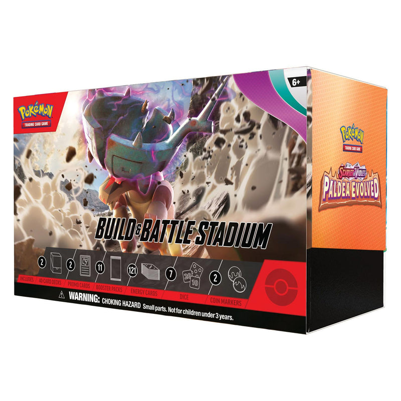 Afbeelding laden in galerijviewer, Asmodee Pokemon TCG Scarlet Violet Paldea Evolved Build Battle Stadium
