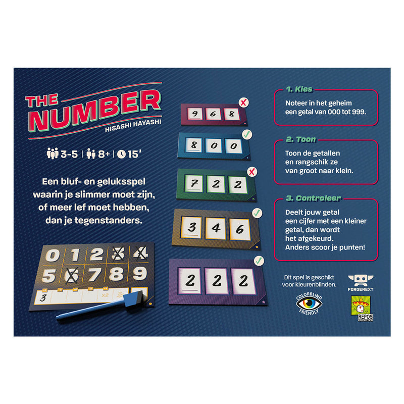 Afbeelding laden in galerijviewer, Asmodee The Number Bordspel
