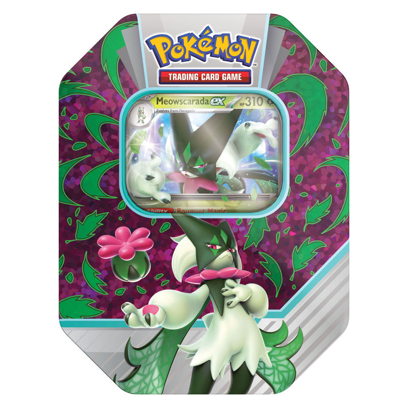 Afbeelding laden in galerijviewer, Asmodee Pokemon TCG Paldea Partners Tin Meowscarada
