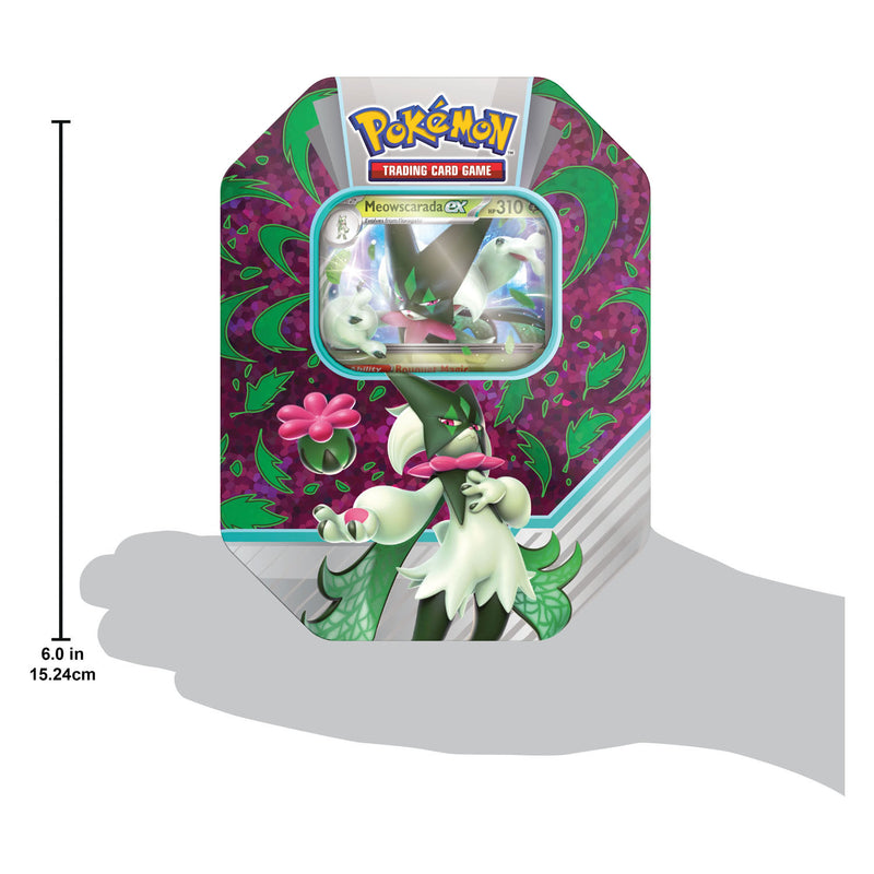 Afbeelding laden in galerijviewer, Asmodee Pokemon TCG Paldea Partners Tin Meowscarada
