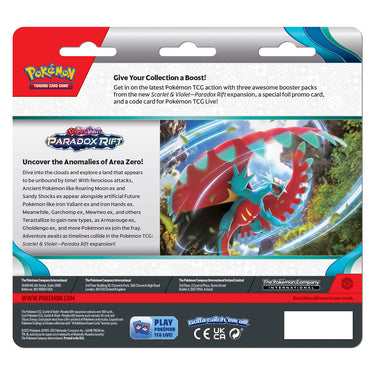 Asmodee pokemon tcg s v paradox rift boosterblister - cetitan