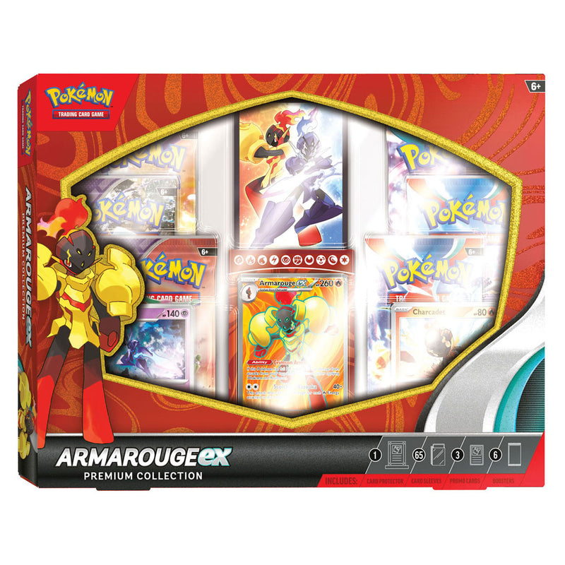 Afbeelding laden in galerijviewer, Asmodee pok tcg april ex premium collection - armarouge ex
