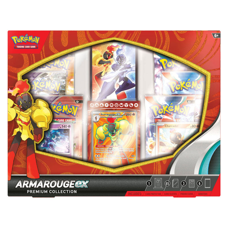 Afbeelding laden in galerijviewer, Asmodee pok tcg april ex premium collection - armarouge ex
