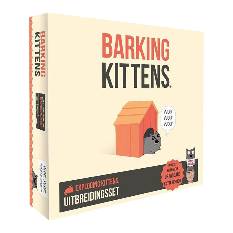 Afbeelding laden in galerijviewer, Exploding kittens - uitbreidingset barking kittens - kaartspel
