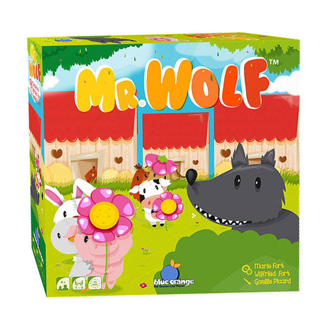 Afbeelding laden in galerijviewer, Geronimo games blue orange bordspel mr. wolf

