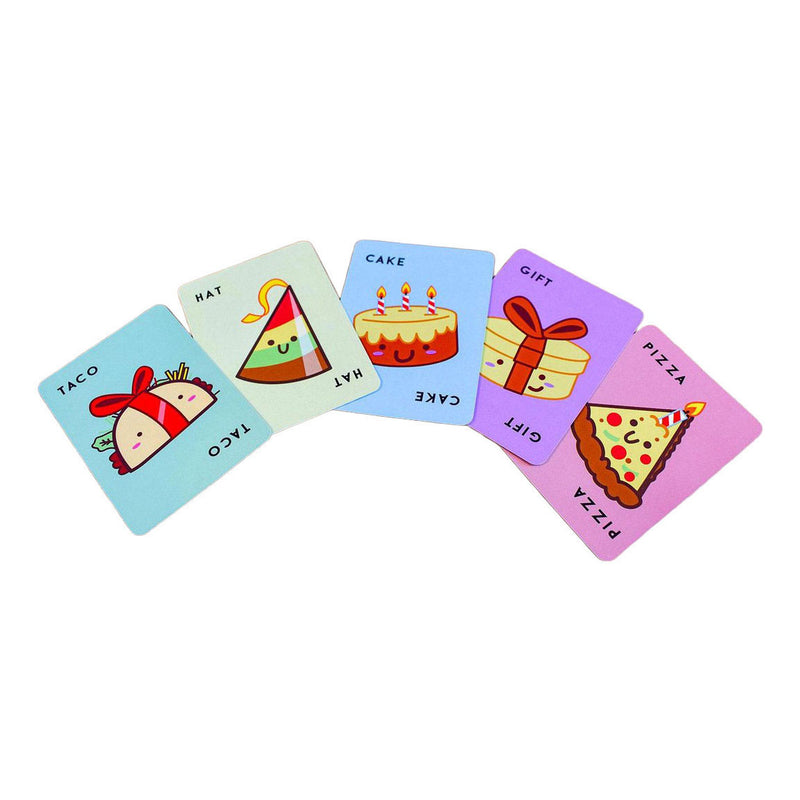 Afbeelding laden in galerijviewer, Geronimo games blue orange kaartspel taco hat cake gift pizza
