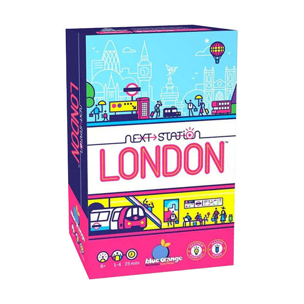 Afbeelding laden in galerijviewer, Geronimo games blue orange gezelschapsspel next station london

