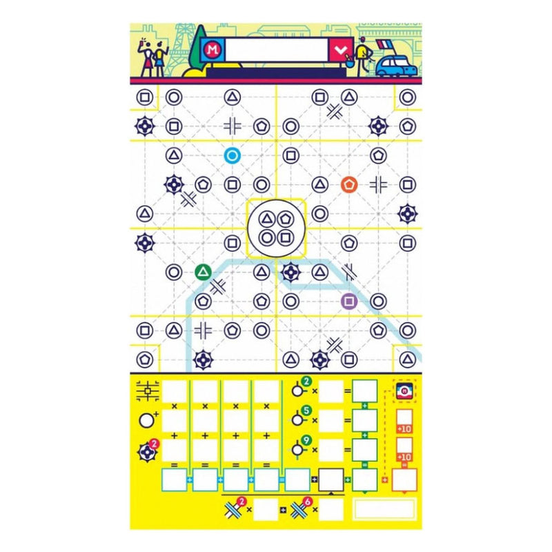 Afbeelding laden in galerijviewer, Geronimo games blue orange gezelschapsspel next station paris
