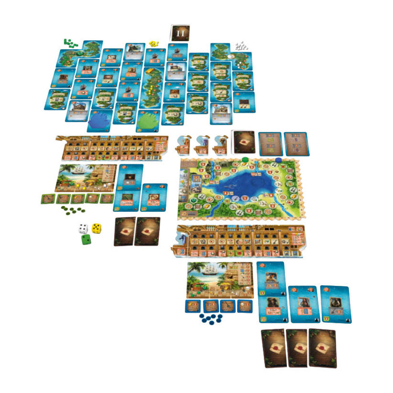 Afbeelding laden in galerijviewer, Geronimo games pirates of maracaibo nl - nederlandstalig - - bordspel - vanaf 12 jaar oud - van 1 tot 4 spelers
