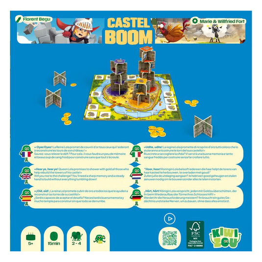 Geronimo games kiwizou bordspel castel boom