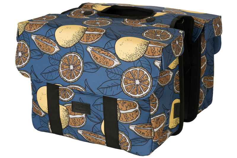 Afbeelding laden in galerijviewer, Fastrider nyla dubbele fietstas trend lemon
