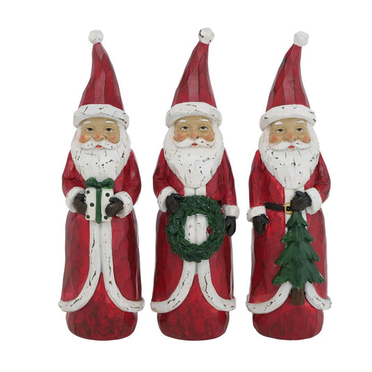 Boltze home beeld kerstman rood h20cm