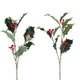 Boltze home decoratietak hulst met rode besjes h50cm