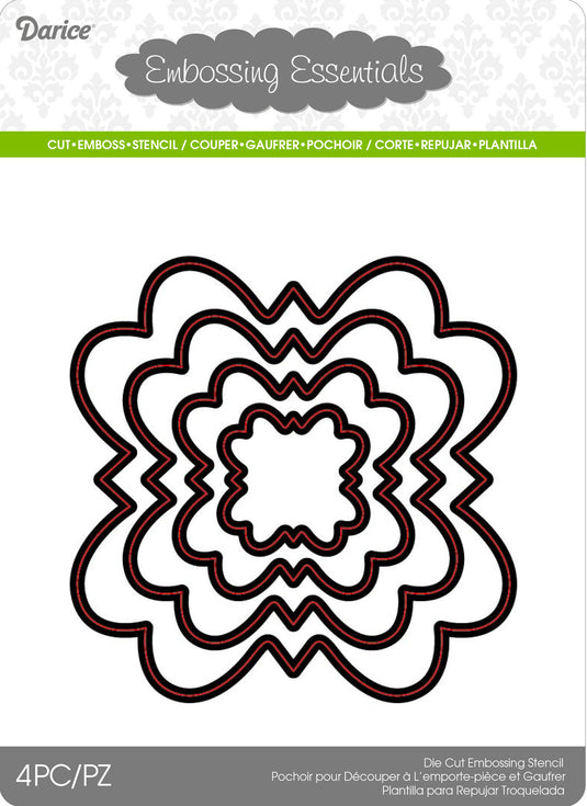 Darice • die cut stencil floal 103x103mm