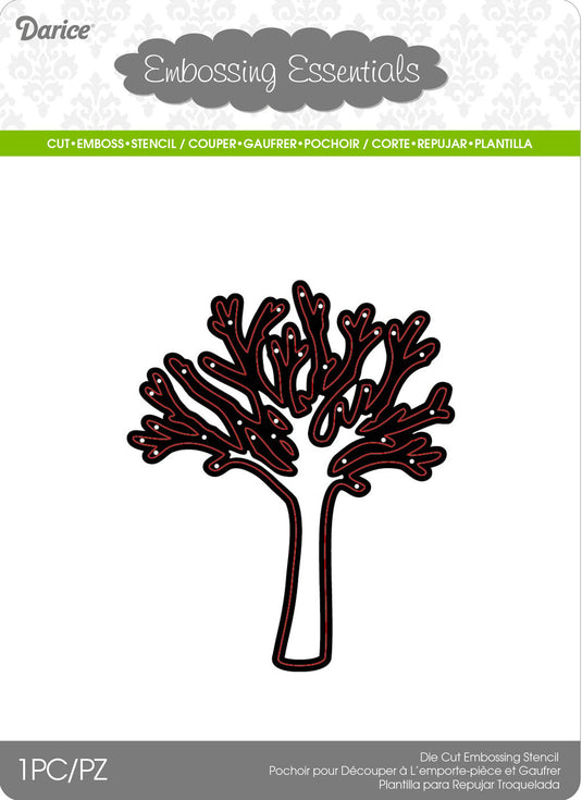 Darice • die cut stencil tree 76x92mm