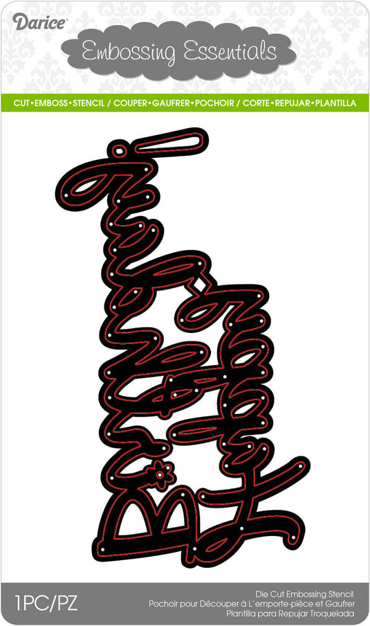 Darice • die cut stencil happy birthday