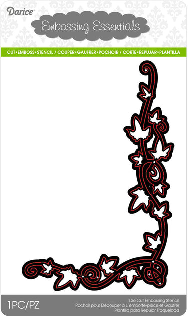 Darice • die cut stencil ivy rose 150x99mm