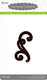 Darice • die cut stencil small swirl 46x80mm