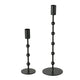 Boltze home kandelaar kimberly 2-delig h20-30 cm ijzer zwart