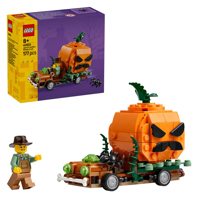 Afbeelding laden in galerijviewer, Lego 40822 griezelpompoentruck
