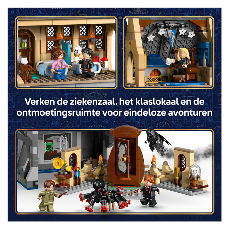 Afbeelding laden in galerijviewer, Lego harry potter kasteel zweinstein: ziekenzaal bouwpakket voor kinderen met 7 minifiguren - 76463
