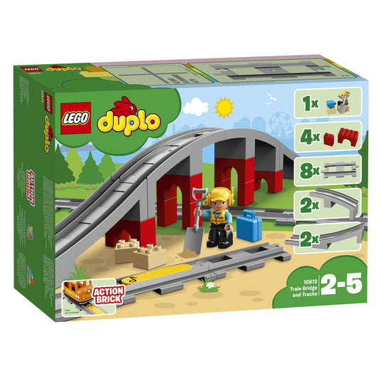 Lego Duplo LEGO DUPLO 10872 Treinbrug en Rails