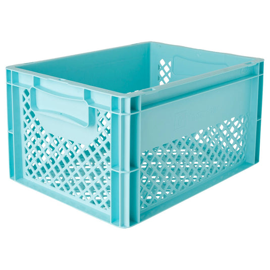 Fastrider fietskrat medium - licht blauw - 22l