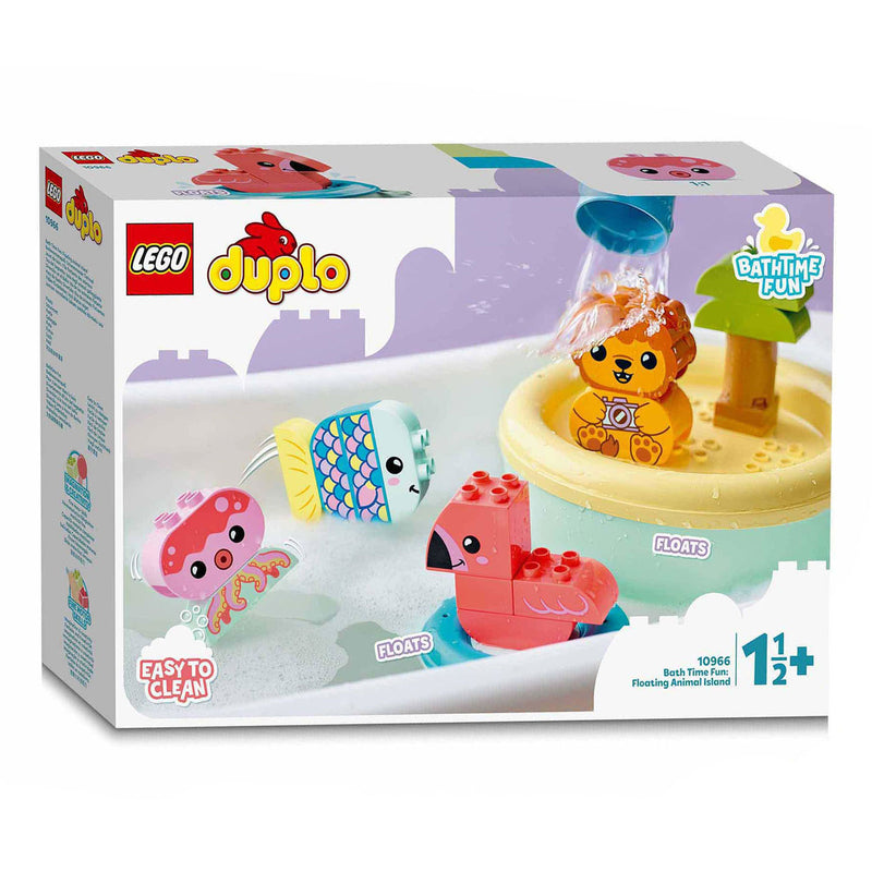 Afbeelding laden in galerijviewer, Lego duplo 10966 pret in bad: drijvend diereneiland
