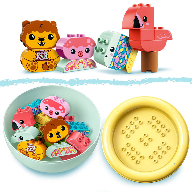 Afbeelding laden in galerijviewer, Lego duplo 10966 pret in bad: drijvend diereneiland
