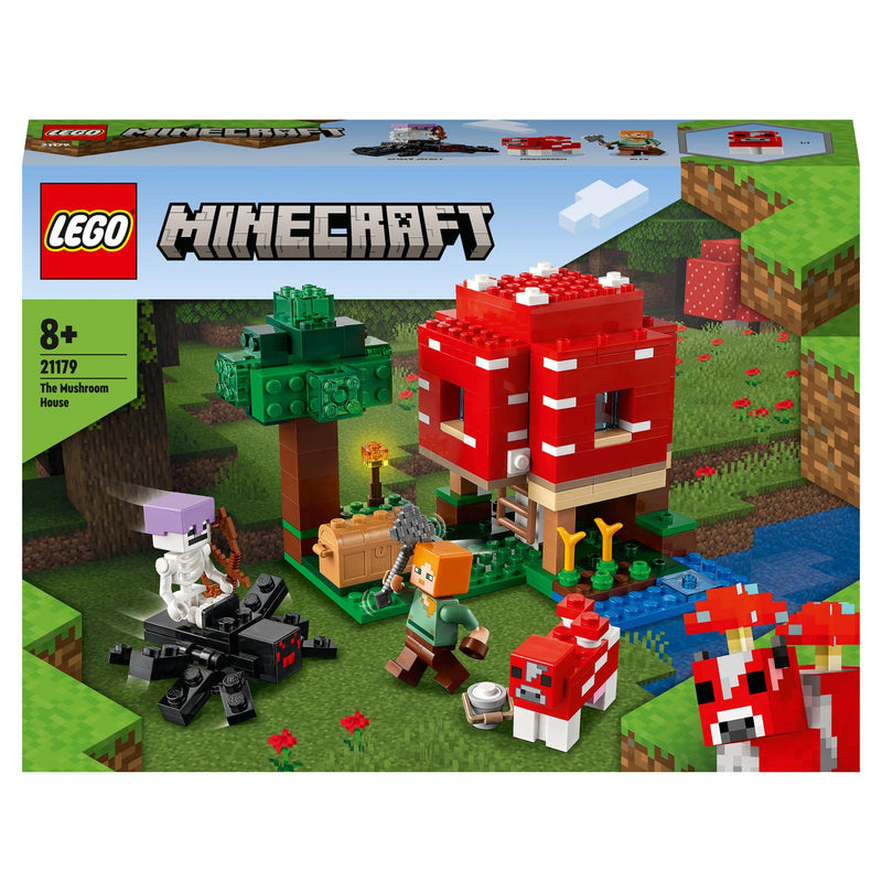 Afbeelding laden in galerijviewer, Lego LEGO Minecraft 21179 Het Paddenstoelenhuis
