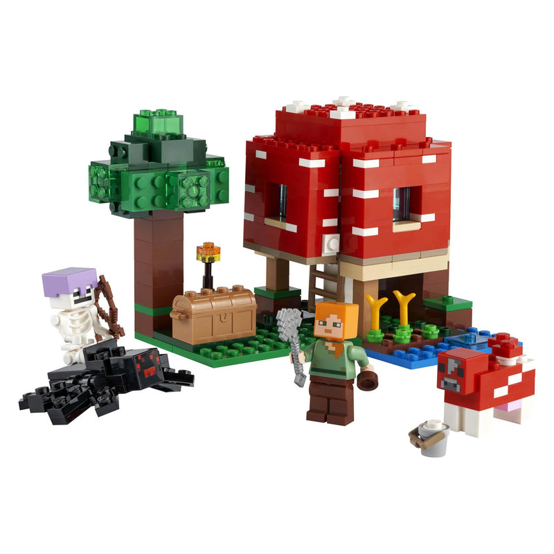 Afbeelding laden in galerijviewer, Lego LEGO Minecraft 21179 Het Paddenstoelenhuis
