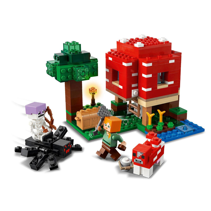 Afbeelding laden in galerijviewer, Lego LEGO Minecraft 21179 Het Paddenstoelenhuis
