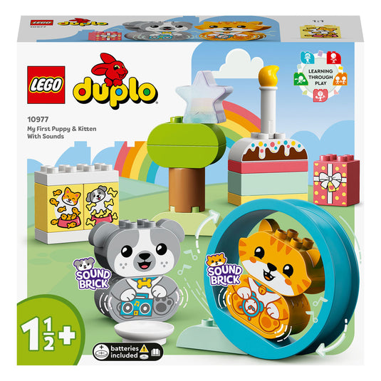 Lego duplo 10977 mijn eerste puppy kitten met geluiden