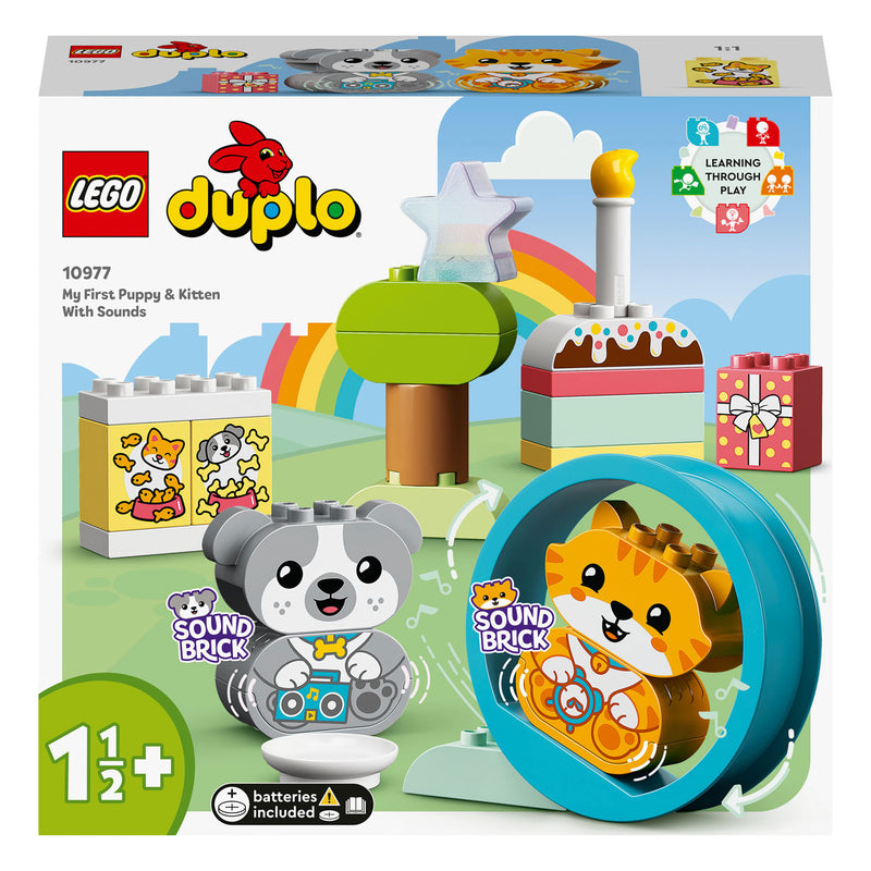 Afbeelding laden in galerijviewer, Lego duplo 10977 mijn eerste puppy kitten met geluiden
