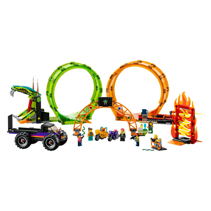 Afbeelding laden in galerijviewer, Lego city 60339 dubbele loop stunt arena
