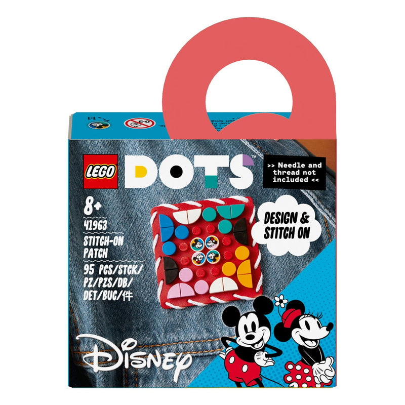 Afbeelding laden in galerijviewer, Lego dots 41963 mickey minnie mouse: stitch-on patch
