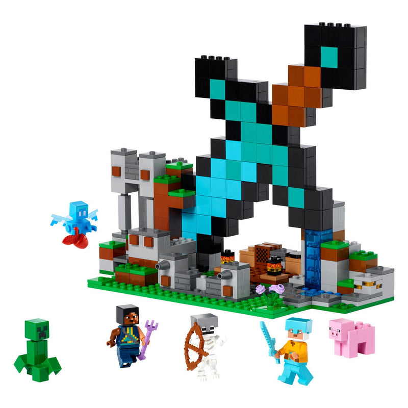 Afbeelding laden in galerijviewer, Lego LEGO Minecraft 21244 Uitvalbasis Zwaard
