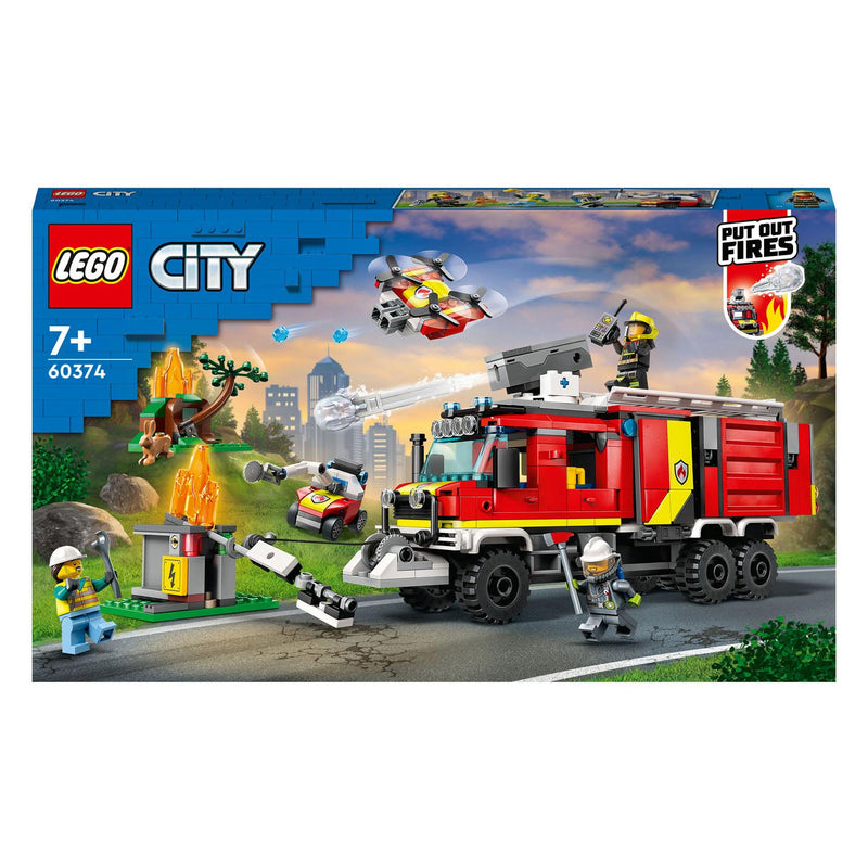 Afbeelding laden in galerijviewer, Lego city 60374 brandweerwagen
