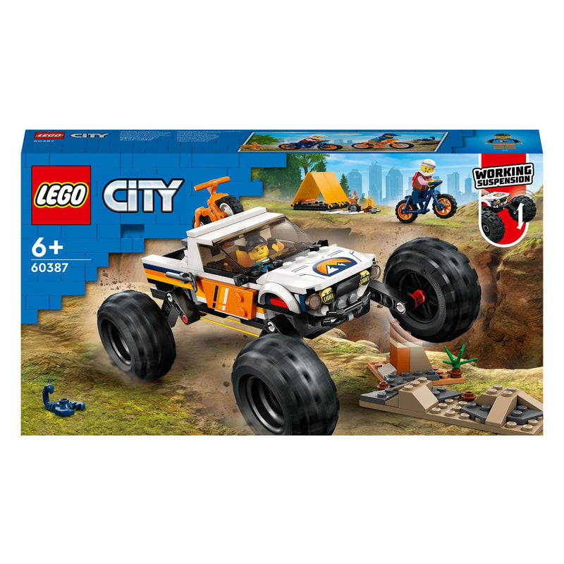 Afbeelding laden in galerijviewer, Lego LEGO City 60387 4x4 Terreinwagen Avonturen
