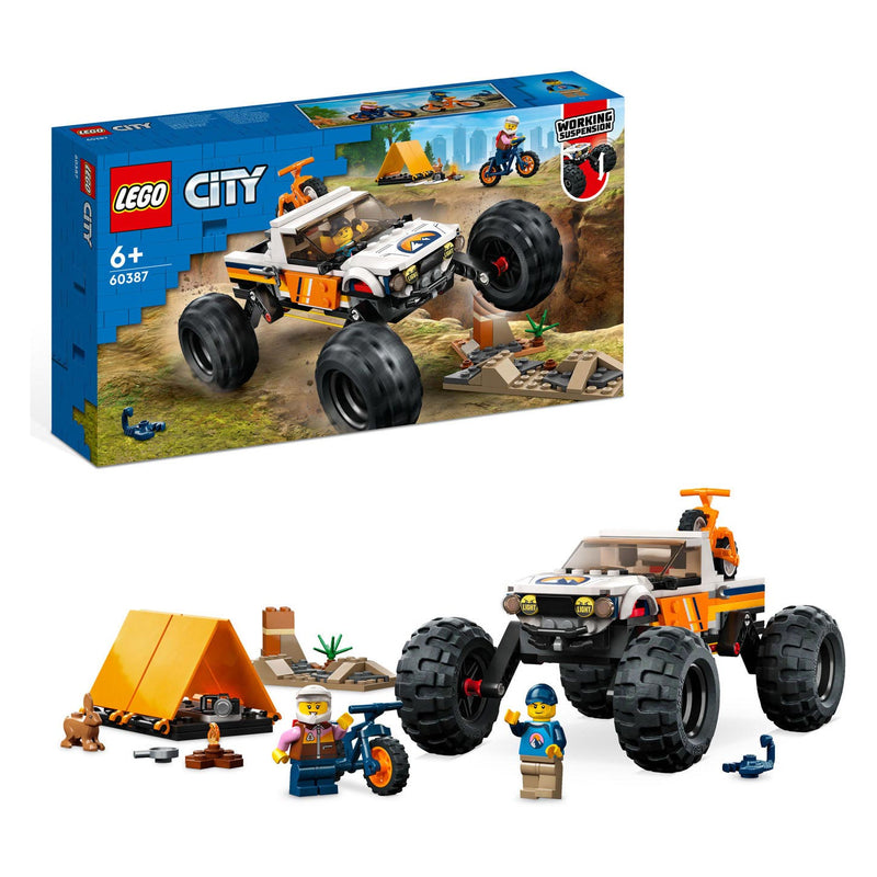 Afbeelding laden in galerijviewer, Lego LEGO City 60387 4x4 Terreinwagen Avonturen
