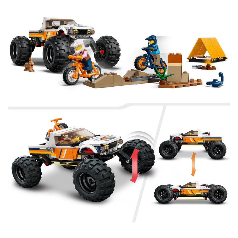 Afbeelding laden in galerijviewer, Lego LEGO City 60387 4x4 Terreinwagen Avonturen
