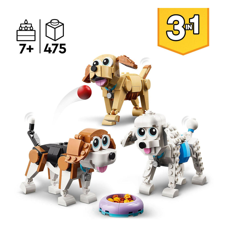 Afbeelding laden in galerijviewer, Lego creator 31137 schattige honden
