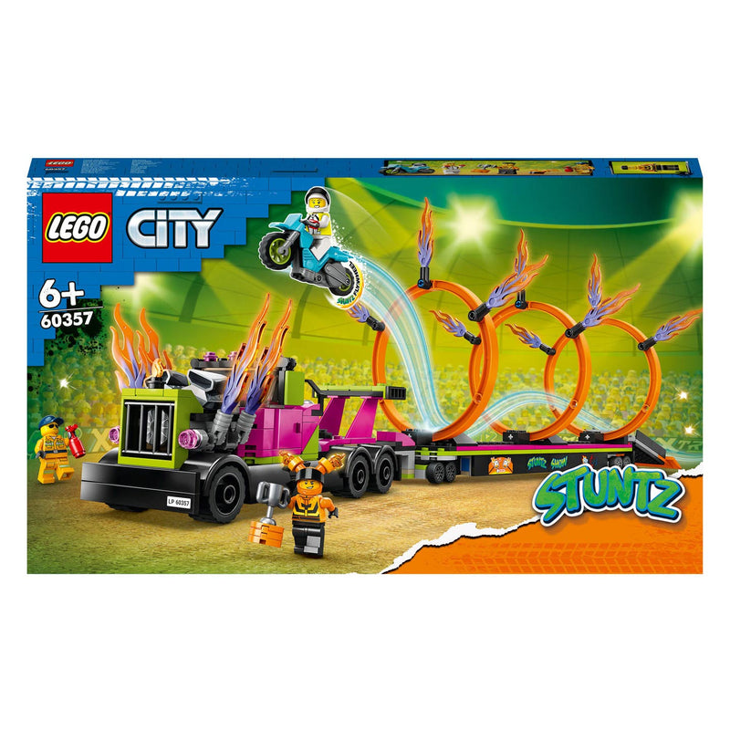 Afbeelding laden in galerijviewer, Lego LEGO City 60357 Stunttruck Ring of Fire-Uitdaging
