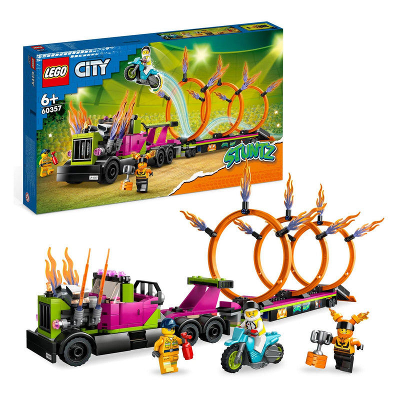 Afbeelding laden in galerijviewer, Lego LEGO City 60357 Stunttruck Ring of Fire-Uitdaging
