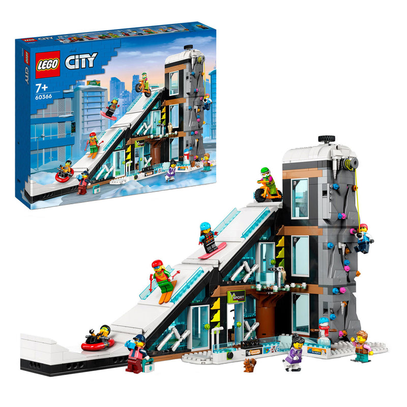 Afbeelding laden in galerijviewer, Lego LEGO City 60366 SkiEn Klimcentrum
