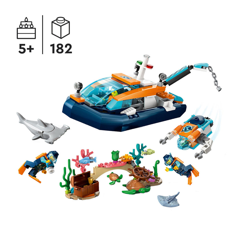 Afbeelding laden in galerijviewer, Lego LEGO City 60377 Verkenningsduikboot

