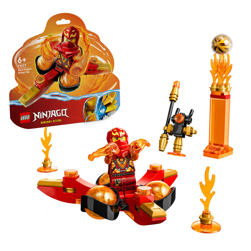 Afbeelding laden in galerijviewer, Lego LEGO Ninjago 71777 Kai’s Drakenkracht Spinjitzu Flip

