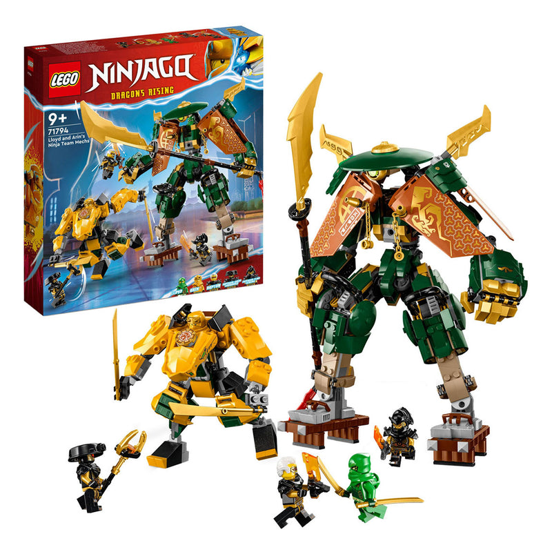 Afbeelding laden in galerijviewer, Lego LEGO Ninjago 71794 Lloyd en Arins Ninjateammecha
