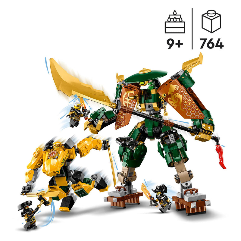 Afbeelding laden in galerijviewer, Lego LEGO Ninjago 71794 Lloyd en Arins Ninjateammecha
