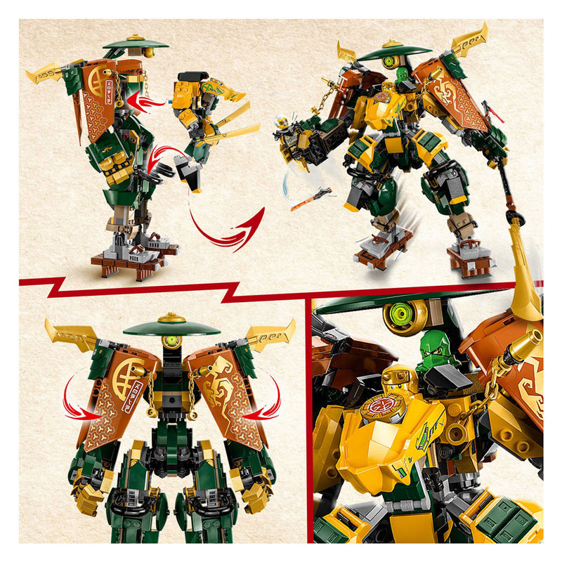 Afbeelding laden in galerijviewer, Lego LEGO Ninjago 71794 Lloyd en Arins Ninjateammecha
